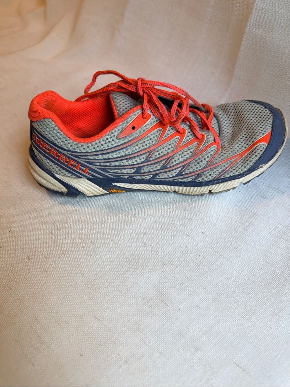 Merrell Bare Access Arc 4 Sleet Vibrant Coral Vibram Shoes Sz Approx 9 - Picture 2 of 10